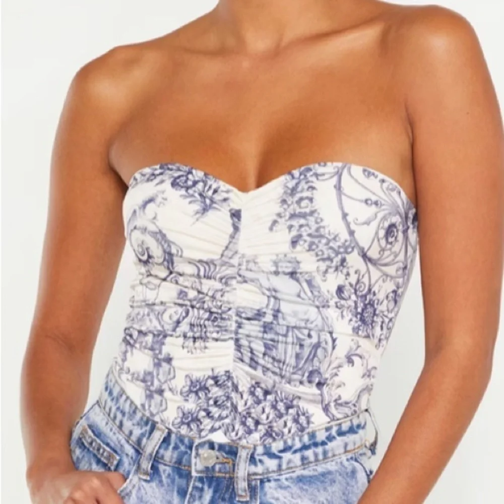 𝙁𝙍𝙀𝙀 🅽🅴🆆 𝗣𝗿𝗲𝘁𝘁𝘆𝗟𝗶𝘁𝘁𝗹𝗲𝗧𝗵𝗶𝗻𝗴 Floral Strapless Bodysuit, 4